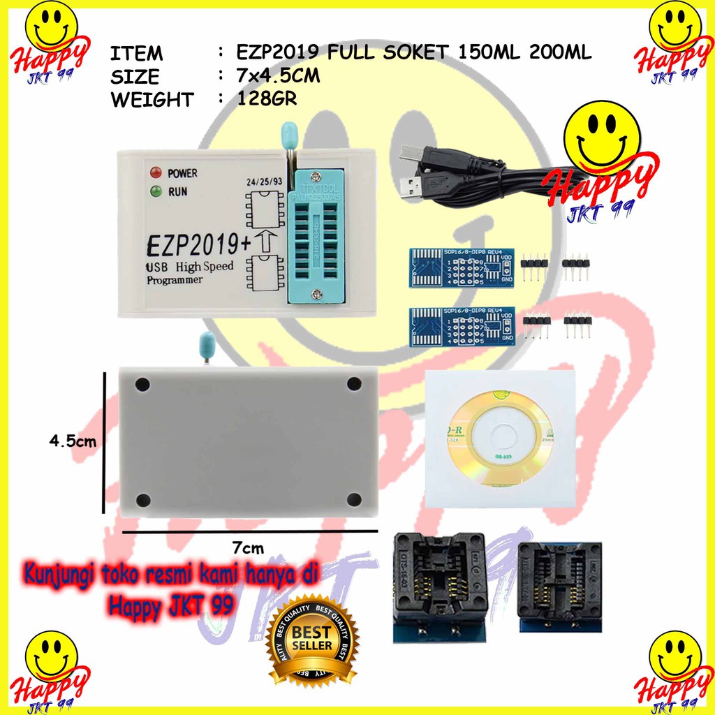 [ HAPPY JKT 99 ] ALAT FLASH BIOS EZP2019 EZP 2019 FULL SOCKET 150ML 200ML ORIGINAL