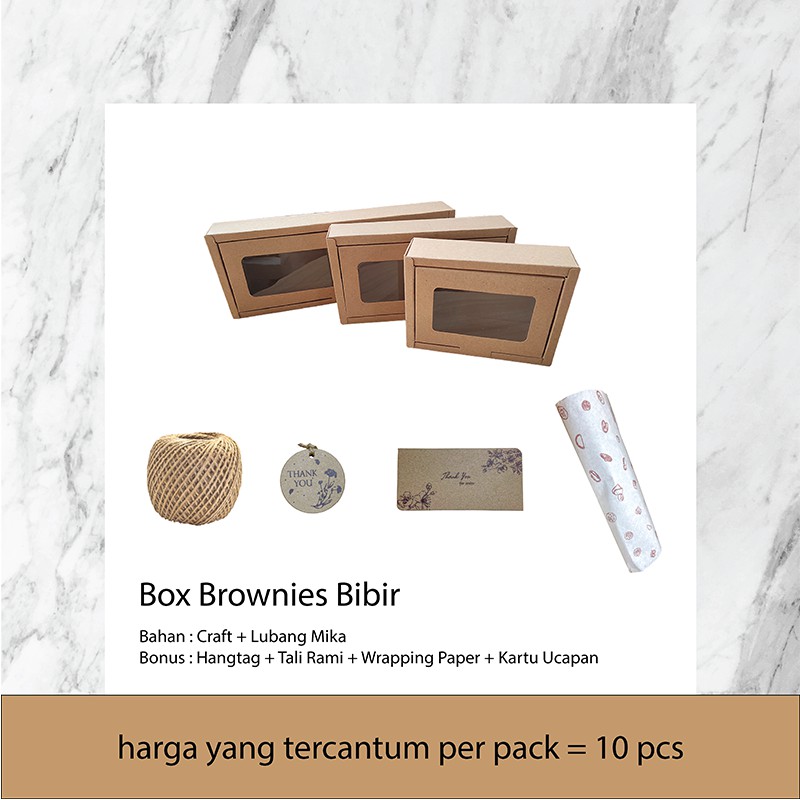 

Box Brownies Bibir Cocok Untuk Packaging Brownies, Kue, Coockies, Makaron, Dll