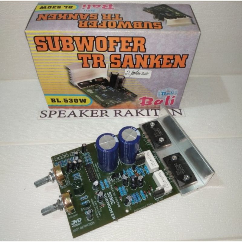 Kit Amplifier Sonic Subwoofer 2 potensio Tr Sanken 300W BL-530W