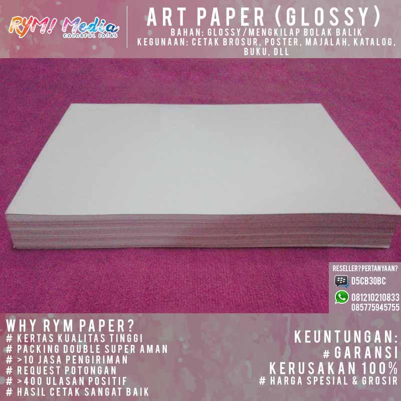 

PROMO Kertas Art Paper 100gsm A4 1 Pack 100 lembar akhr tahun 40%sale