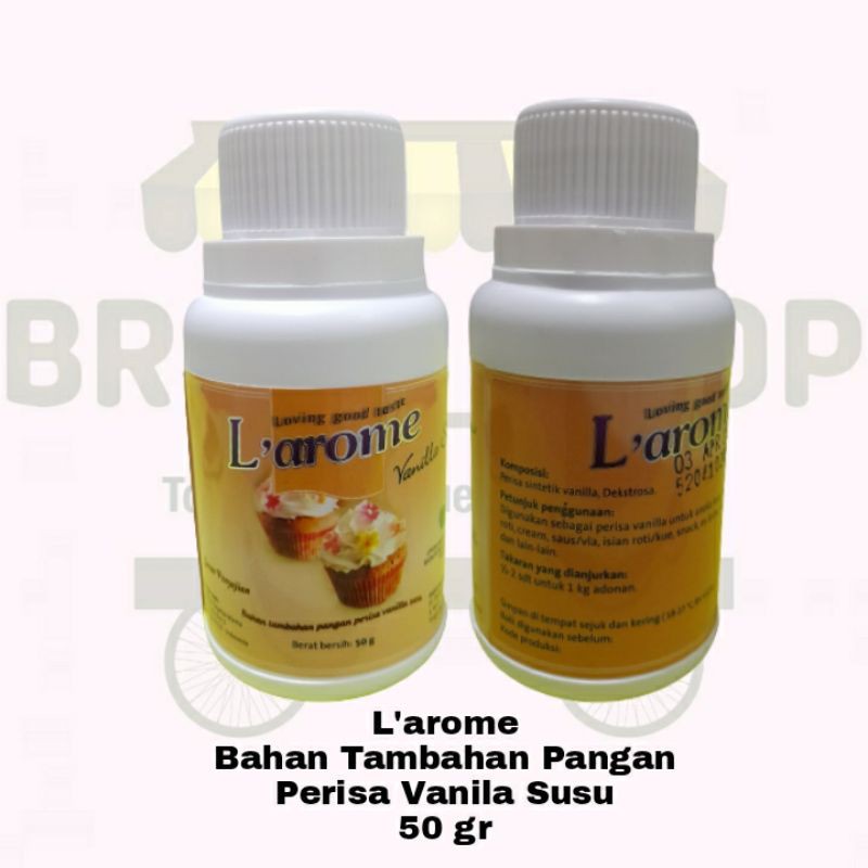 

Larome Vanilla Susu 50 gr Larome Perisa Vanilla Susu