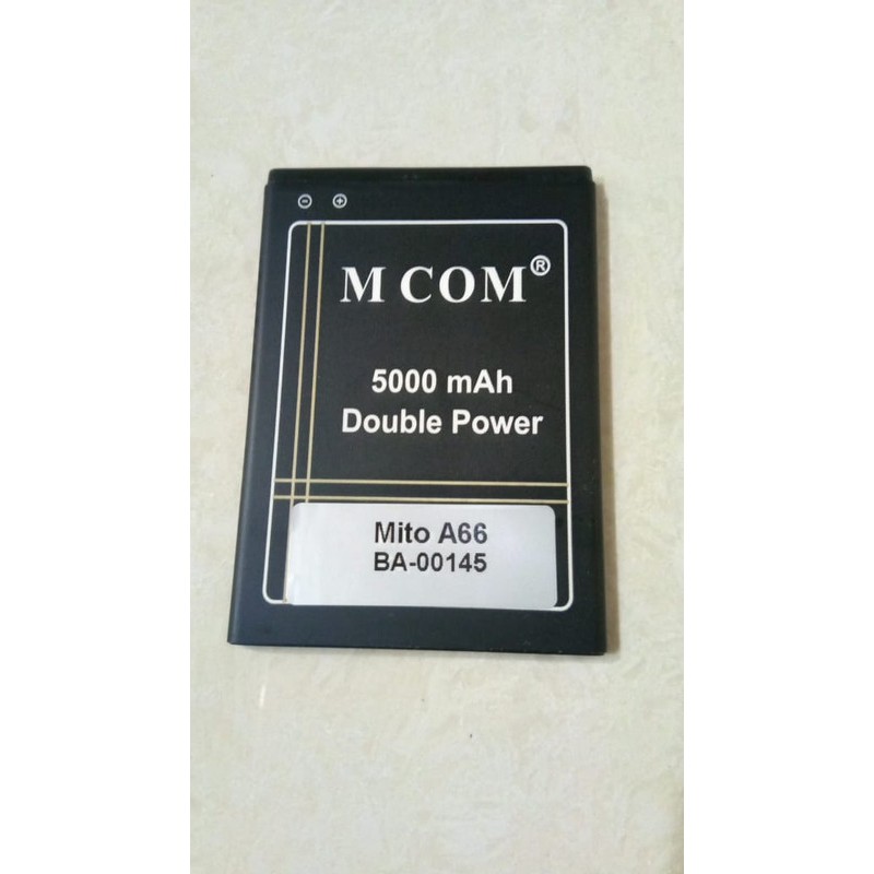 Battery Batre Baterai Double Power Mcom Mito Note A66 BA-00145 BA00145 BA-000145 BA000145