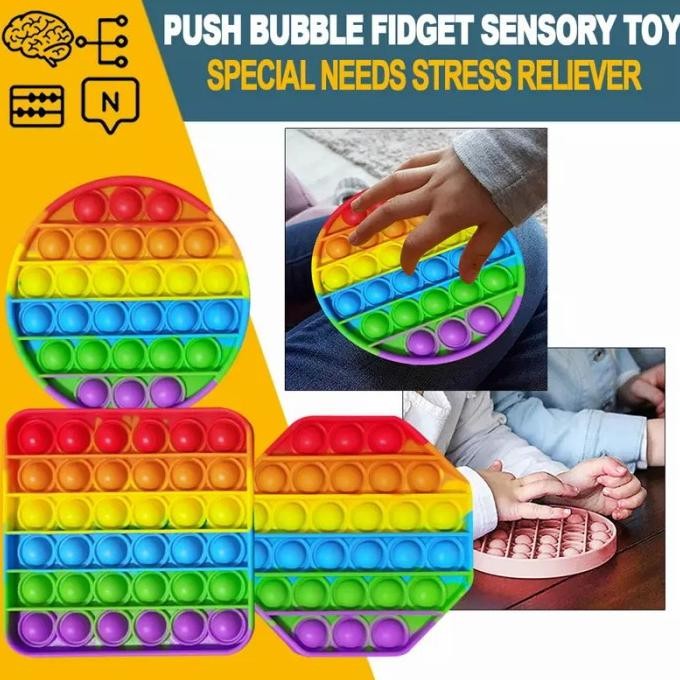 Mainan anak bubble toy it rainbow its popit popits fidget toys