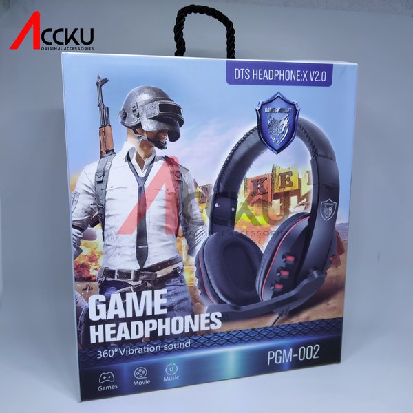 PGM-002 Headset Gaming Universal | Wired Headphone Gaming | Earphone Gaming Berkabel