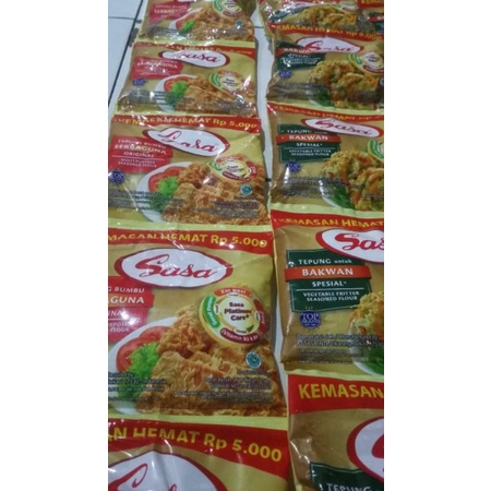 

sasa tepung bumbu kemasan baru 180gram