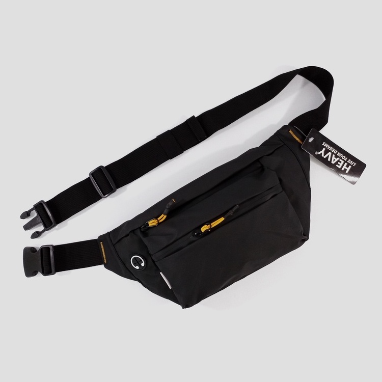 Heavy Tas selempang anti air - tas waistbag tahan air waterproof - tas pria pnck-1038