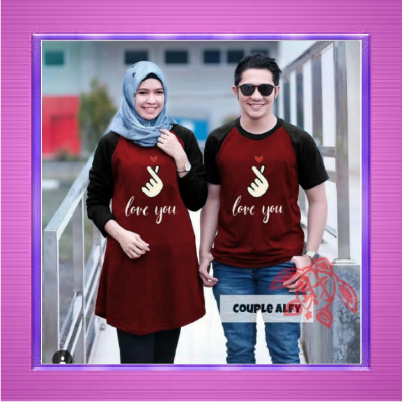 Baju Kaos Couple Kopel Kapel Capel Copel Lengan Panjang BWRT Baju Kaos Couple Kopel Kapel Capel Cope
