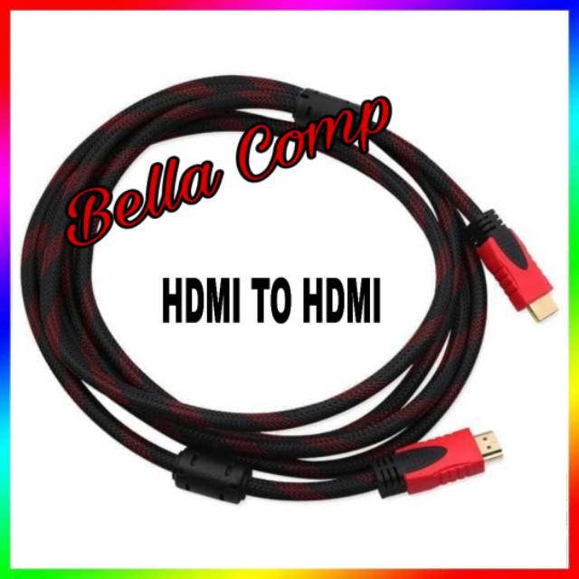 Kabel HDMI Jaring Standard 1.5 M HDMI to HDMI 1.5M/cable hdmi to hdmi 1.5m