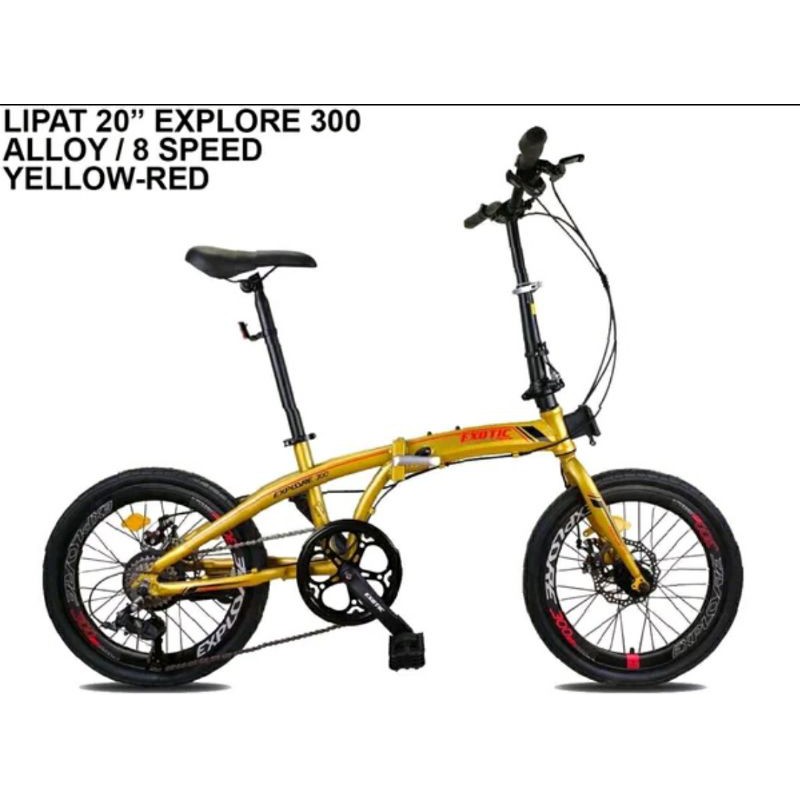 sepeda lipat exotic 20inch explore 300