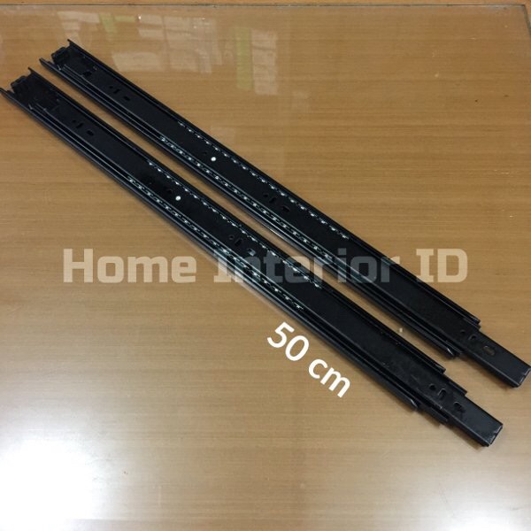 Rel Laci 50 Cm/ Fe 45 - 50 Cm / Rel Laci Double Extension 50 Cm - Hidayatimalll