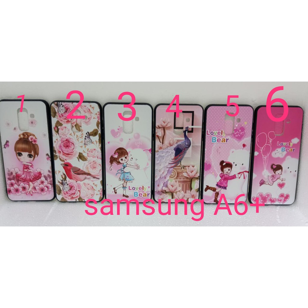 Case Motif Fuze Lucu Girl and Boy Silikon Soft Casing Samsung A6 Plus 2018