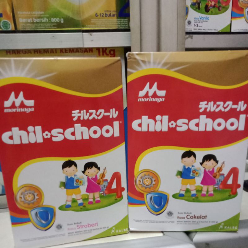 

MORINAGA CHILSCHOOL VANILA/MADU/COKLAT/STRAWBERY 800GR