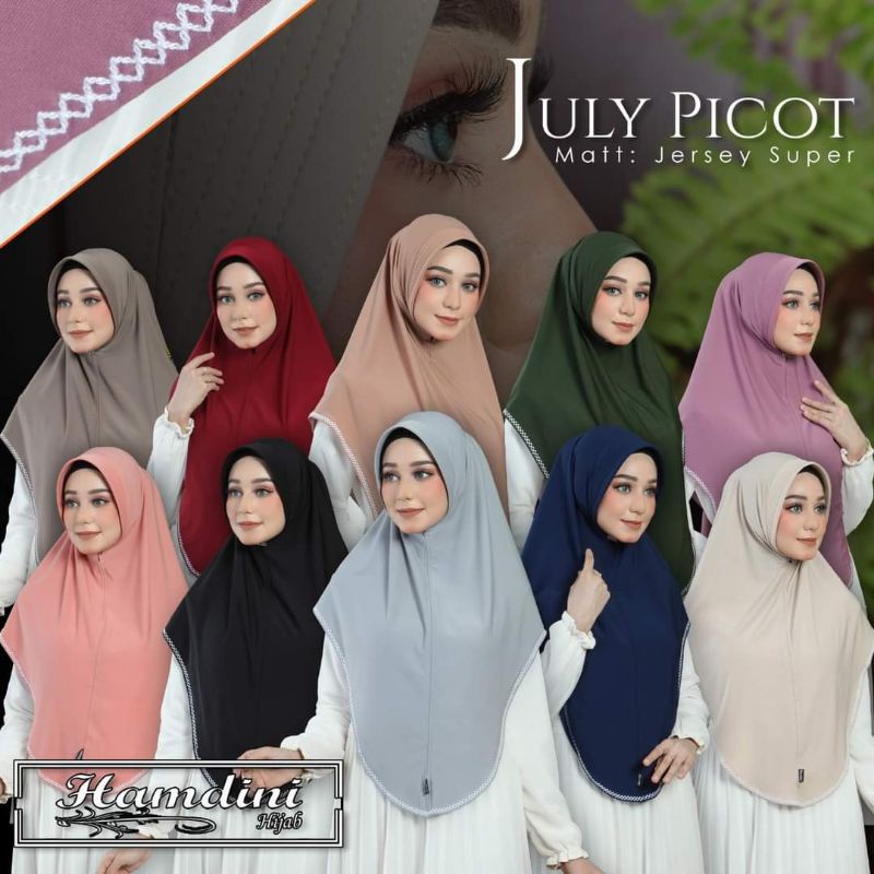 Hijab Instan July Picot Hamdini