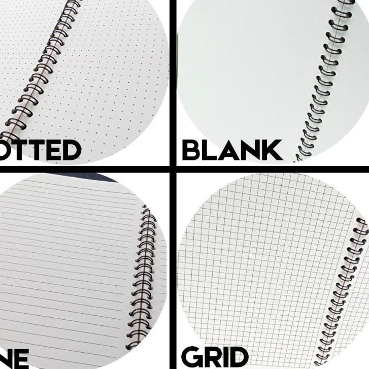 

Terjangkau - NOTEBOOK A5/JURNAL LINE /GRID / BLANK/ A5 DOTTED