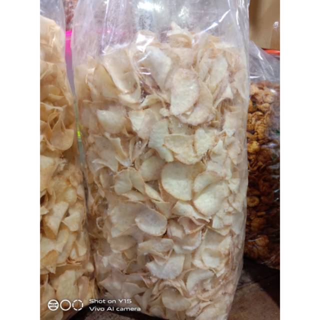 

Snack termurah kripik singkong manis dan asin satu ball 2.5kg