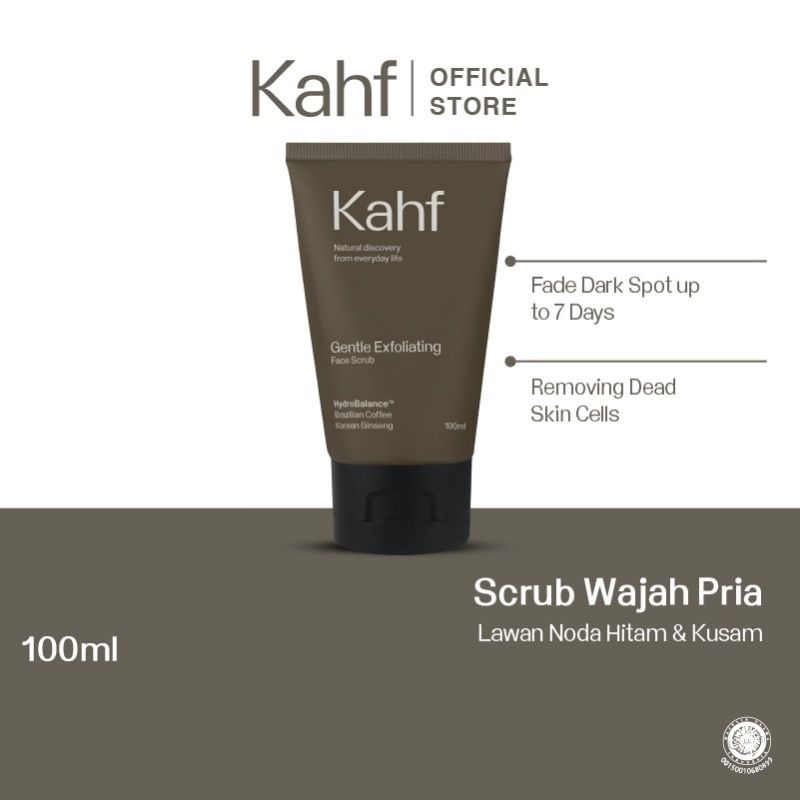 Kahf Gentle Exfoliating Face Scrub 100ml