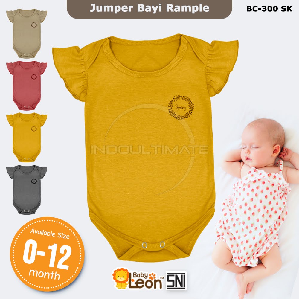 Jumpsuit Two Tone Jumsuit Bayi Rample Baju Sleepsuit Bayi SNI BC-300SK Jumsuit Bayi Perempuan Baju Bayi Cewek Pakaian Anak Bayi Perempuan Body Suit Bayi Baju Harian Bayi