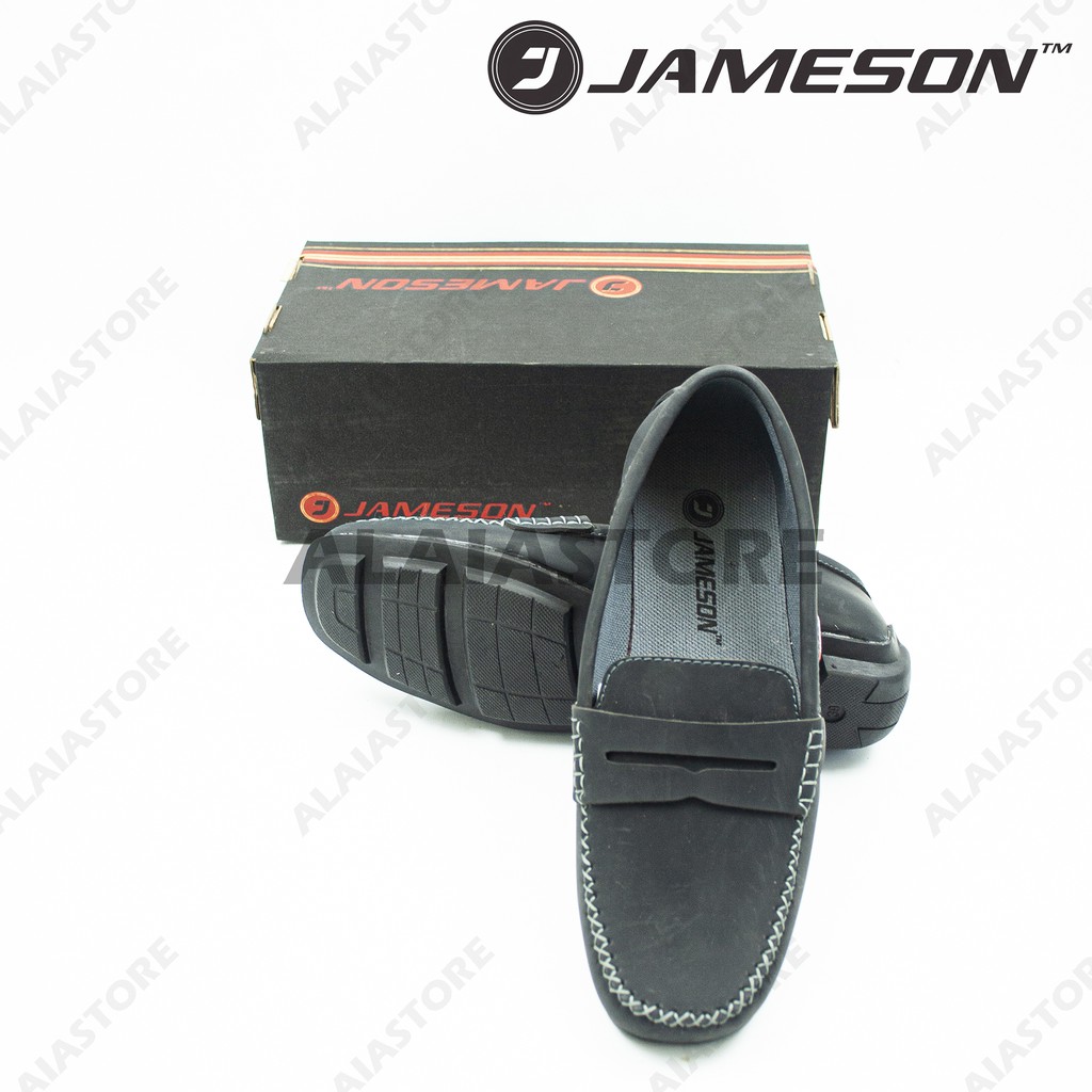 Sepatu loafers casual pria pantofle anti slip Jameson J01 Holland / sepatu formal / sepatu kerja