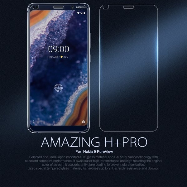 Tempered Glass H Plus Pro Nokia 9 PureView Amazing Original