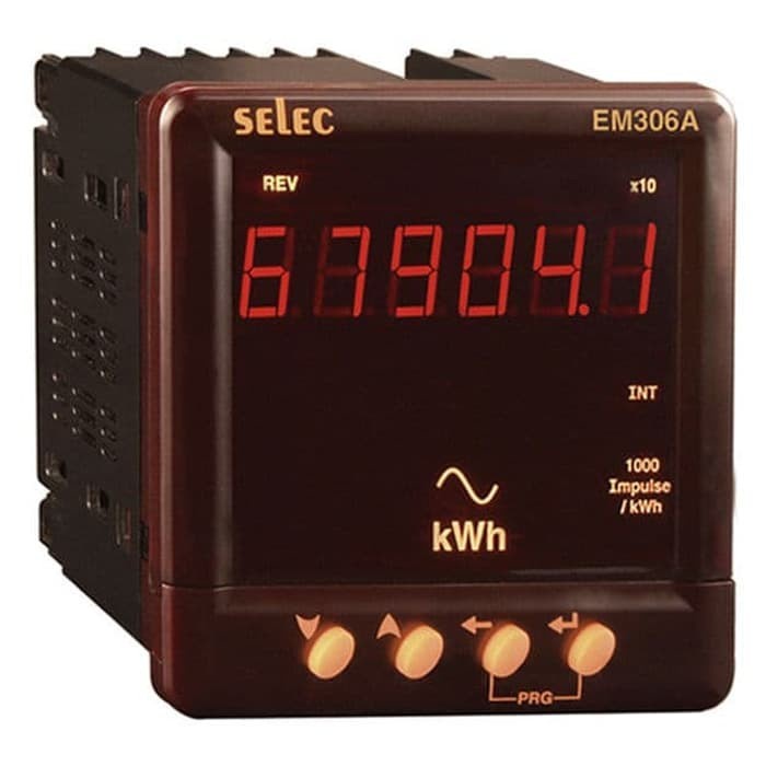 DIGITAL PANEL ENERGY METER KWH EM306-A SELEC 1P