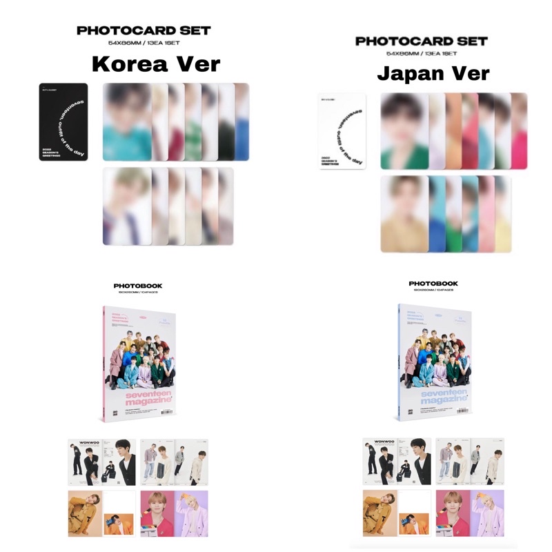 Season Greeting Japan Ver 2022 Seventeen