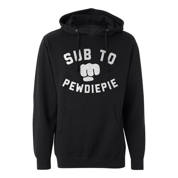 JACKET HOODIE PEWDIEPIE SUB TO PEWDIEPIE