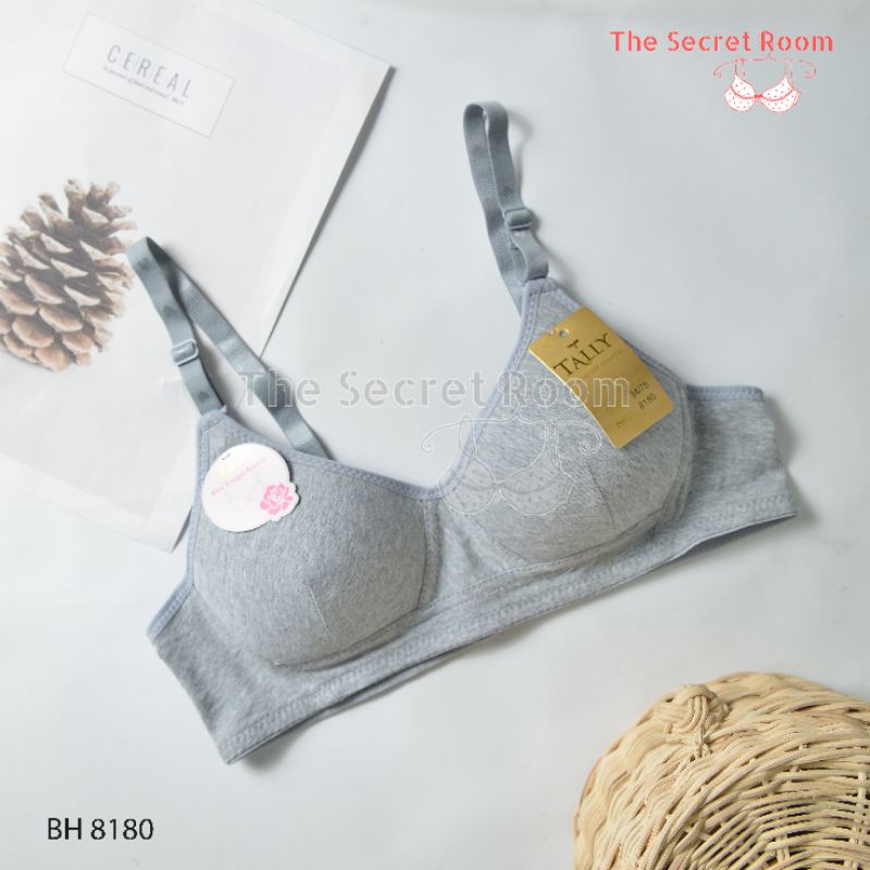TALLY BRA BH 8180 | CUP B KECIL | TANPA KAWAT | BUSA TIPIS |  KAIT 3 | SIZE 34 - 38