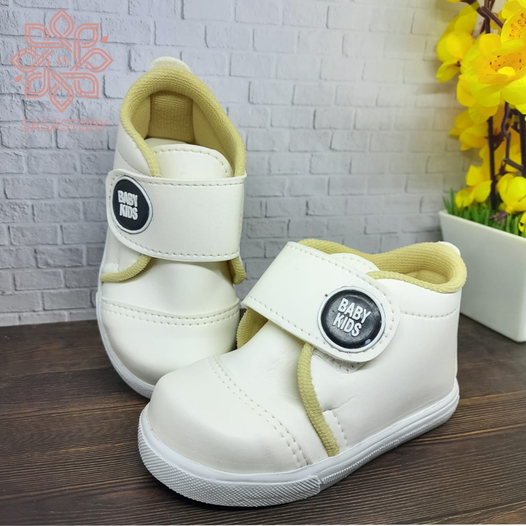 Sasastory Sepatu Boot Sneaker Anak Laki-Laki Perempuan Usia 1 2 3 Tahun CA05