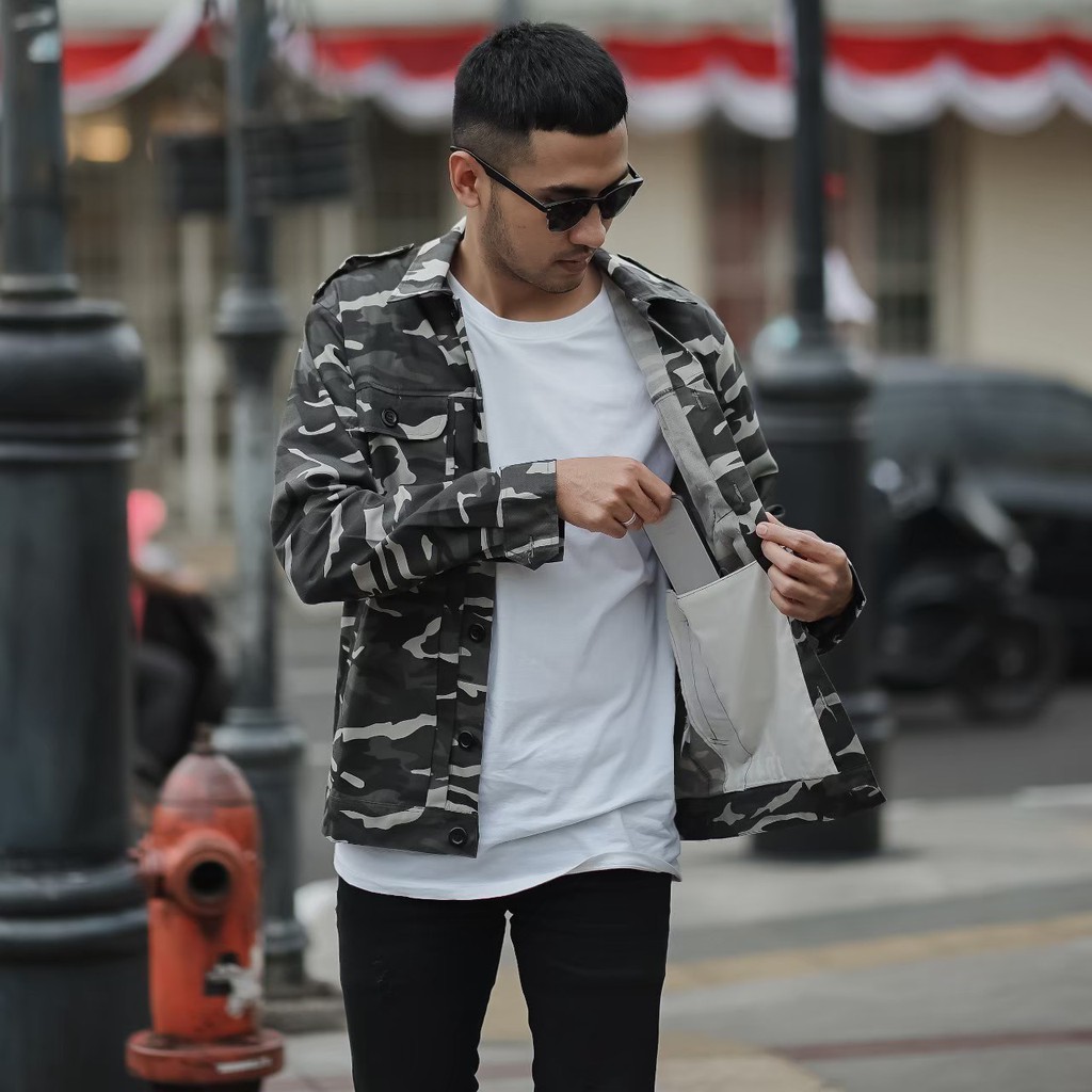 Jaket Pria Parka Loreng Premium Jaket Pria Terbaru