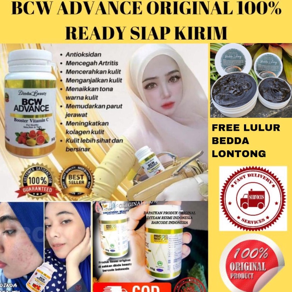 ( FREE LULUR DAN DISKON HARGA ) BCW ADVANCE ORIGINAL DINDA BEAUTY / BEAUTY C WHITENING