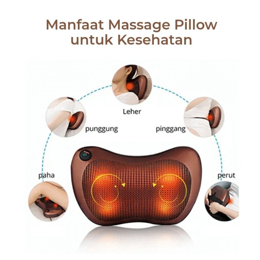 Bantal Pijat Portabel - Portable Massage Pillow