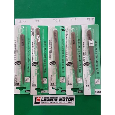 Pinset Stainless Steel Runcing Bengkok Tumpul Pingset Non Magnetic