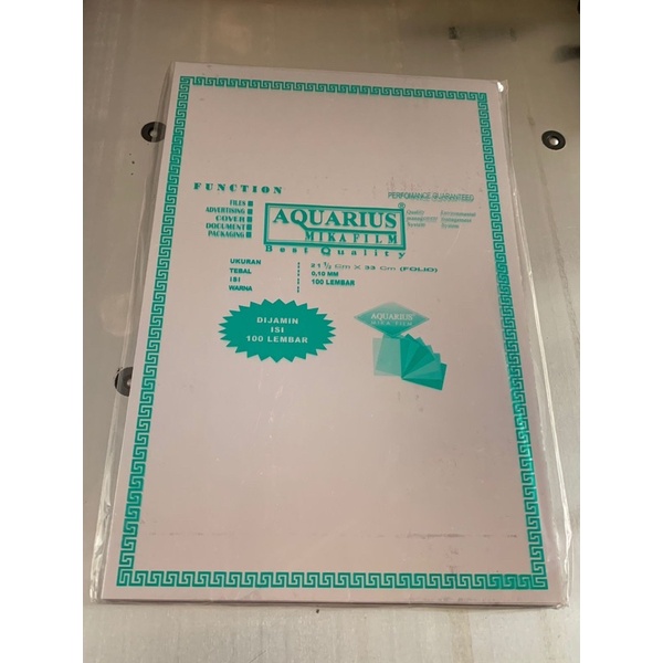 

Mika jilid aquarius 0.10 folio bening