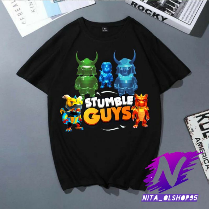 stumble guys kaos anak stumble guys skin langka spesial baju anak stumble guys