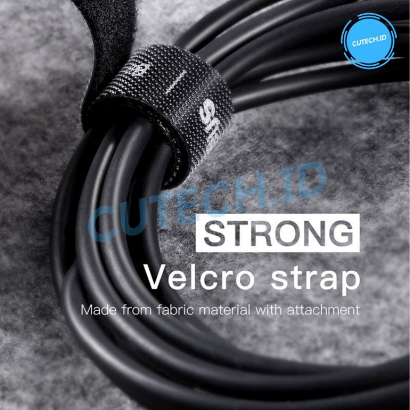 Baseus Velcro Cable Strap Pengikat Perekat Kabel