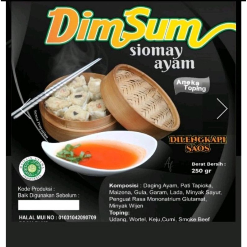 Sakana Dimsum Ayam + Sambal