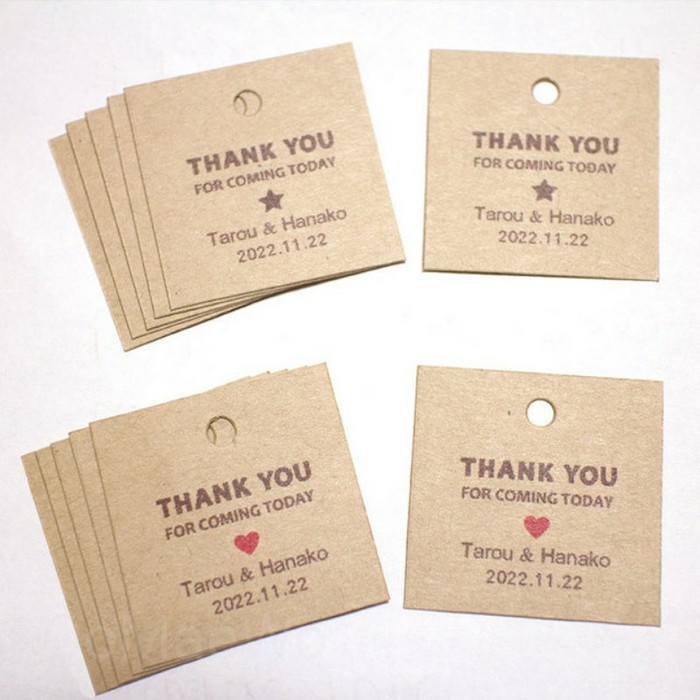 

TAG SOUVENIR SOVENIR UCAPAN TERIMAKASIH THANK CARD WEDDING BIRTHDAY