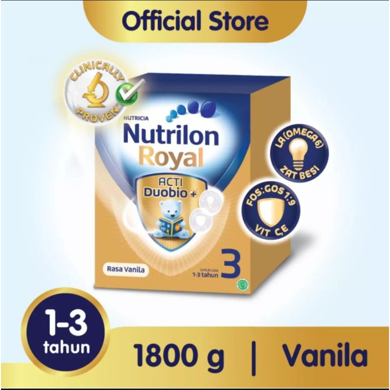 

termurah nutrilon royal 3 vanilla 1.8kg dan madu 1.8