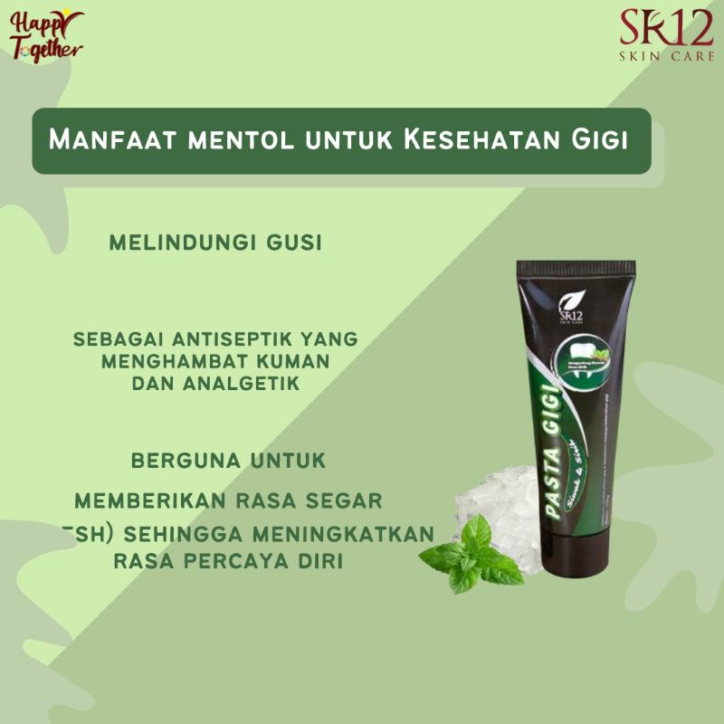 PASTA GIGI SIWAK DAN SIRIH ALAMI BPOM SR12 HERBAL SKINCARE - ODOL HALAL PENCEGAH GIGI BERLUBANG BAU MULUT