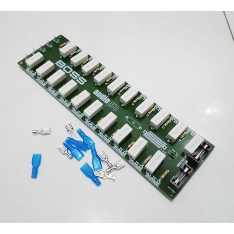 LINE FINAL 2U Untuk 10 Set Transistor Toshiba Lengkap Fuse Dan Skun PCB