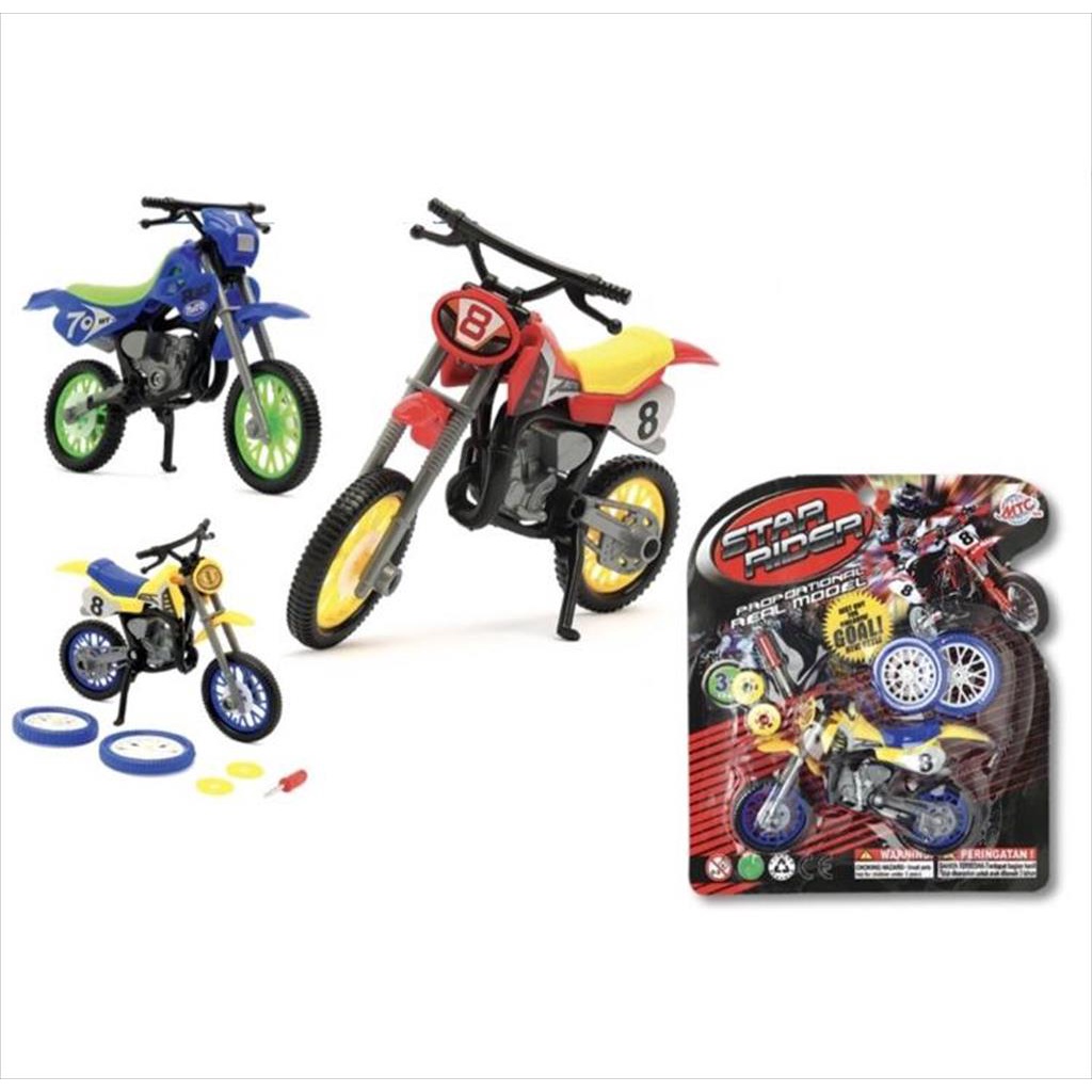 MD - Mainan Motor Cross / Motor Trail / Bongkar Pasang Motor DIY