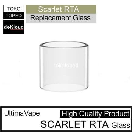 Kaca UltimaVap SCARLET RTAx Replacement warna glass clear