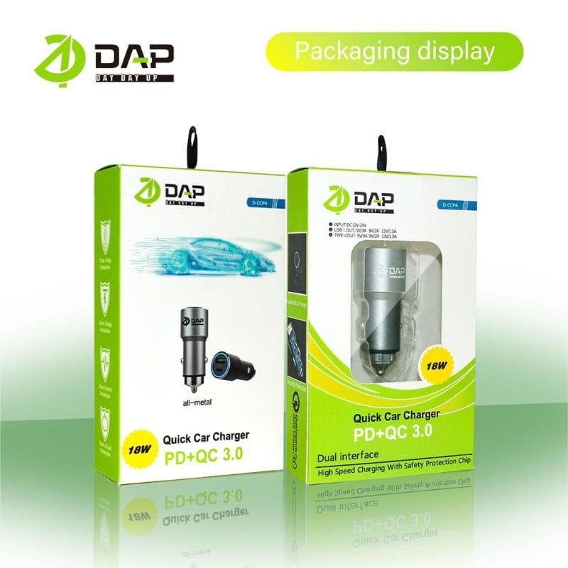 Saver DAP D-CCP4N USB TYPE-C Charger Mobil DAP D-CCP4N USB dan TIPE C Casan Mobil DAP D-CCP4N USB dan TYPE C ORIGINAL