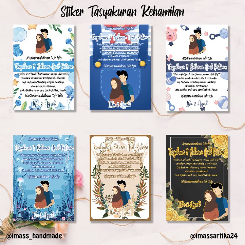

STIKER 7 BULANAN / STIKER KEHAMILAN / STIKER SYUKURAN / STIKER TASYAKUR / STIKER 4 BULANAN