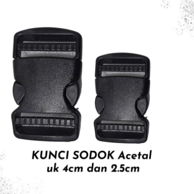 kunci sodok acetal hitam