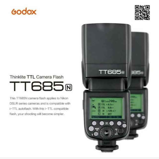 Flash GODOX TT-685N TT685N TT 685N for NIKON TTL