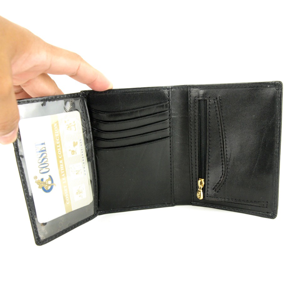 Paling Murah COSSET UK 1423.345 HITAM | DOMPET PRIA KULIT ASLI IMPORT ORIGINAL