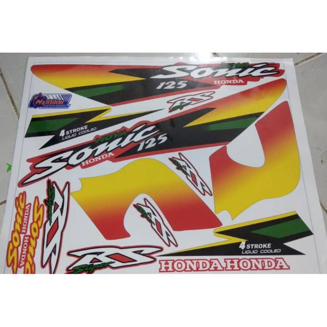 Striping honda sonic 125 RS SONIC OLD