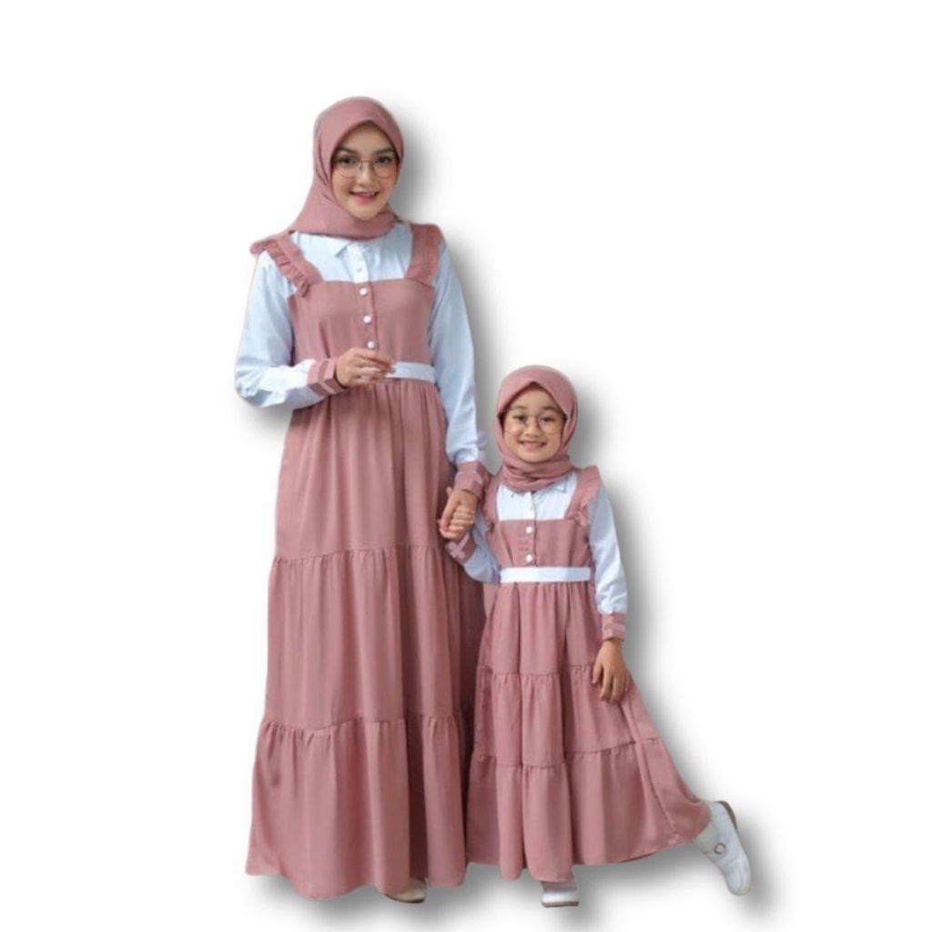 BAJU WANITA IBU &amp; ANAK LIVY DRESS COUPLE-GAMIS WANITA-GAMIS TERBARU-DRESS WANITA