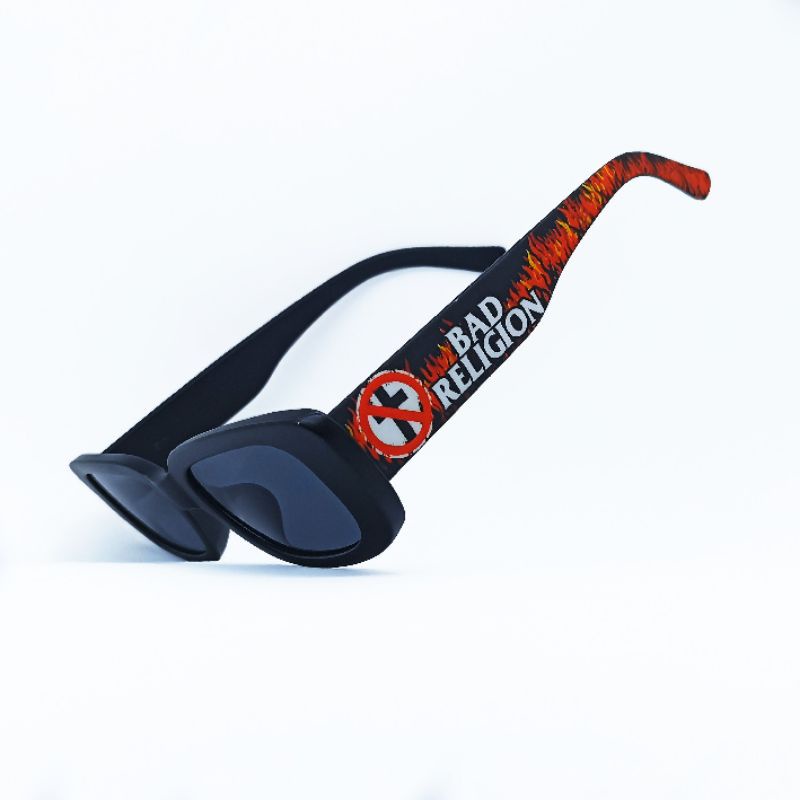 kacamata locs custom spesial design BAD RELIGION full black • locs • kacamata locs • locs sunglasses